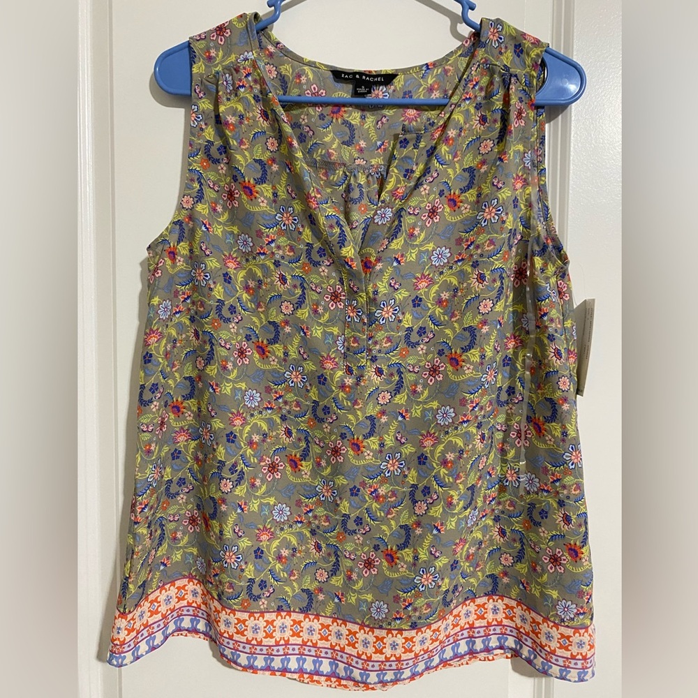 Zac & Rachel Multicolor Floral Blouse